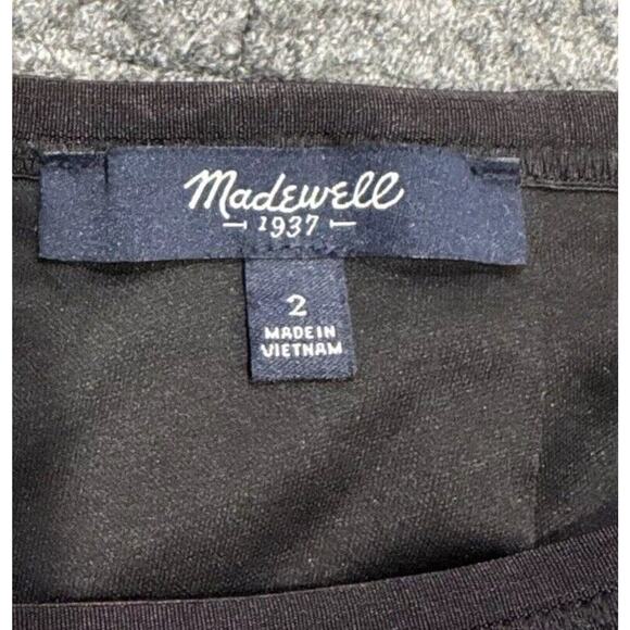 Madewell Women’s Size 2 Gray Pillar Midi Wool Blend Skirt Minimalist Career READ - Picture 4 of 7